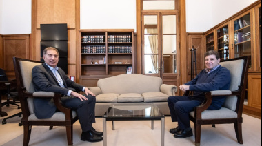 El Gobernador Melella mantuvo una reunión con Diego Santilli