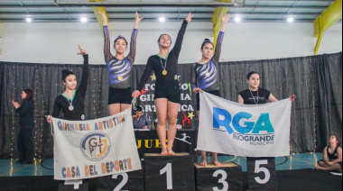 Más de 100 gimnastas participaron del segundo torneo provincial de Gimnasia Artística