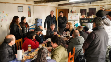 Melella se reunió con productores de la Margen Sur