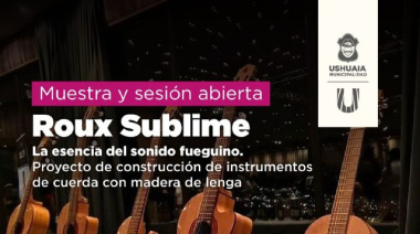 En la Antigua Casa Beban llevará adelante la muestra y sesión abierta “Roux Sublime”