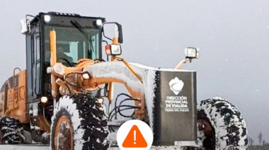 Alertas meteorológicas vigentes por vientos fuertes y nevadas