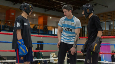 Las escuelas municipales de Kickboxing y Boxeo realizaron un encuentro en Cochocho Vargas