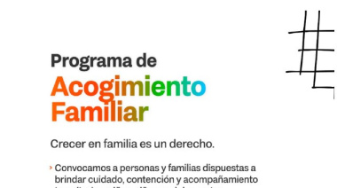 Fortalece la convocatoria para ampliar la red de familias de acogimiento