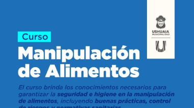Inscripciones para una nueva edición del Curso de Manipulación de Alimentos