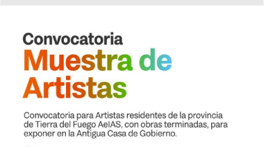 Se convoca a artistas de Tierra del Fuego a participar de la "Muestra de Artistas"