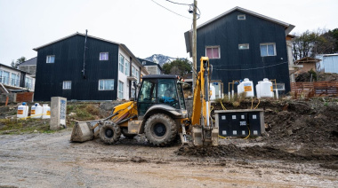 Trabajos de mejora vial en el Barrio Barrancas del Pipo