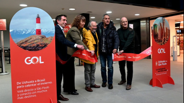 Se inauguró el vuelo de GOL entre San Pablo y Ushuaia
