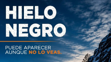 Se advierte sobre los riesgos del hielo negro y brinda recomendaciones para una conducción segura
