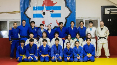 Preparación del seleccionado fueguino de judo rumbo a la Araucanía