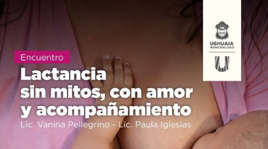 Invitan a participar del encuentro “Lactancia sin mitos, con amor y acompañamiento”