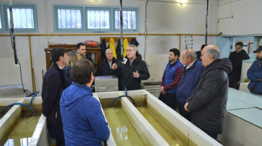El crecimiento del sector pesquero y acuícola fueguino marcó la agenda de una visita de autoridades nacionales