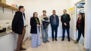 El Gobernador Melella recorrió el centro de desarrollo infantil recientemente inaugurado