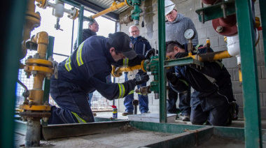 Finalizó la primera etapa de mantenimiento en la planta de gas de Tolhuin