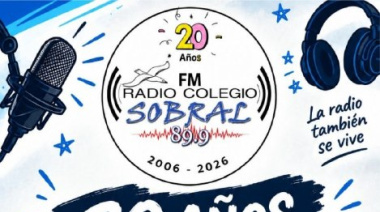 Radio abierta “20 años de Radio Sobral” este miércoles 23 en la sala niní marshall