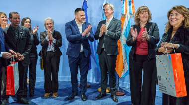 Vuoto llevó el mensaje de Malvinas al foro ambiental ante el embajador de la Unión Europea