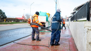 Jornada de limpieza y puesta en valor de distintos espacios de Ushuaia