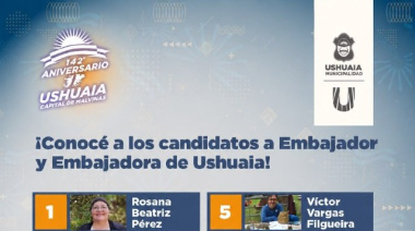 Abierta la votación para embajador y embajadora de Ushuaia