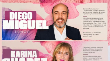 La Municipalidad de Ushuaia acompañará el concierto “Entre Flores y Canciones” el jueves 15 en la Casa de la Cultura