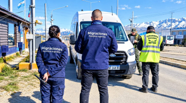 Migraciones y Gendarmería realizaron un operativo de control en el ingreso a Ushuaia