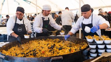 Gastronomía del Sur alcanzó un récord con casi 16.000 porciones de paella entregadas
