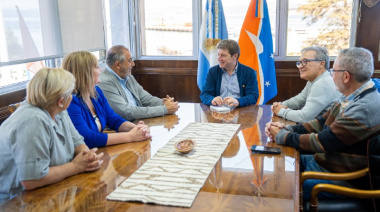 Melella recibió a referentes de la CGT con quienes analizó la situación económica y laboral de Tierra del Fuego