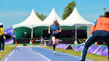 Mahia alonso se prepara para cerrar el año con la selección argentina de atletismo adaptado
