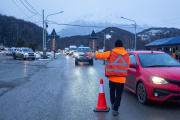 Se realizó controles vehiculares en el acceso a Ushuaia