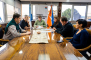 Melella firmó el contrato para construir el Centro de Formación Profesional en Tolhuin