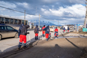 La Municipalidad de Ushuaia y Agrotécnica Fueguina realizaron un operativo de limpieza