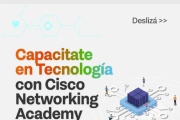Se continúa con capacitaciones digitales junto a Cisco Networking Academy
