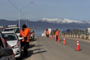 Se realizó controles vehiculares en la entrada de la ciudad