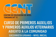Se invita a participar en cursos de Primeros Auxilios Veterinarios con certificación del CENT 11