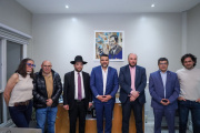 Se recibió al Gran Rabino de la AMIA y referentes de la comunidad judía de Ushuaia
