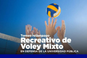 Se convocan al Torneo Recreativo de Vóley Mixto en defensa de la universidad pública