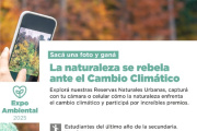 Se invita a participar del concurso de fotografía “La naturaleza se rebela ante el cambio climático”