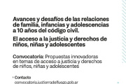 “A 10 años del código civil y comercial: la evolución de los derechos de las infancias y adolescencias”