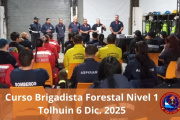 Brigadistas se capacitaron en fortalecimiento técnico contra incendios forestales