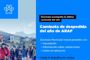 Se acompaña la última caminata del año junto a ARAF