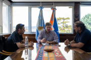 El Gobernador Melella recibió al secretario general de la UOM Río Grande Oscar Martínez
