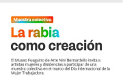Le invita a participar de la convocatoria para la muestra colectiva “La rabia como creación”