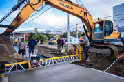 Funcionarias recorrieron avances de la obra paseo costero 1 en avenida Perito Moreno