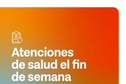 Cronograma de atención de los CAPS durante el fin de semana
