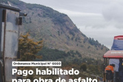 Se habilitó el pago de la obra de pavimentación de calle De los Ñires