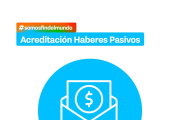 Acreditación de haberes a jubilados y pensionados de la Caja