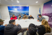 Se recibió a referentes de la Iglesia Luz del Mundo para fortalecer el trabajo social en los barrios