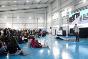 Quedó inaugurado el nuevo gimnasio del Colegio Soberanía Nacional