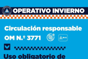 Informa que desde el 15 de mayo será obligatorio el uso de cubiertas de invierno para circular en Ushuaia