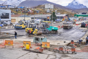 Evaluaron el avance de la obra del paseo costero de Ushuaia
