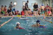 Con gran convocatoria se realizó el encuentro de la Escuela Municipal de Natación