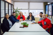 Recibieron al representante del colegio de enfermeros para avanzar en temas habitacionales